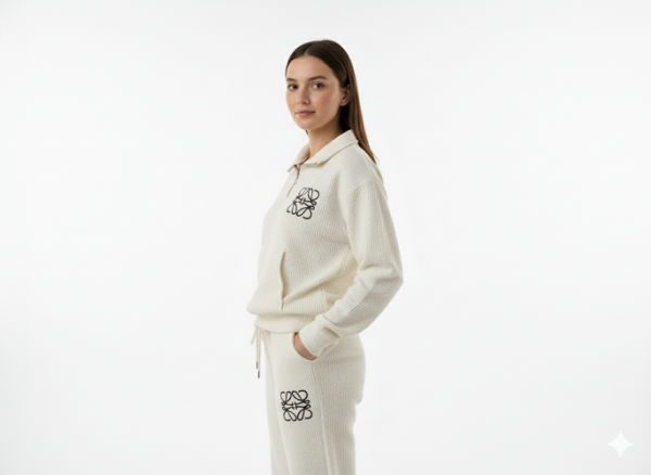FM4U Women Tracksuit (Wool Blend white upper and lower tracksuit)