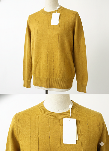 FM4U Mustard solid  Women Woolen Top
