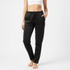 FM4U Women's straight velvet pants Deep Black Color