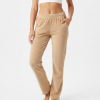 FM4U Women's straight velvet pants Beige Color