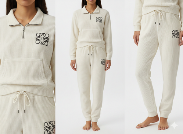 FM4U Women Tracksuit (Wool Blend white upper and lower tracksuit)