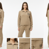 FM4U Women Tracksuit (Wool Blend Beige upper and lower tracksuit)