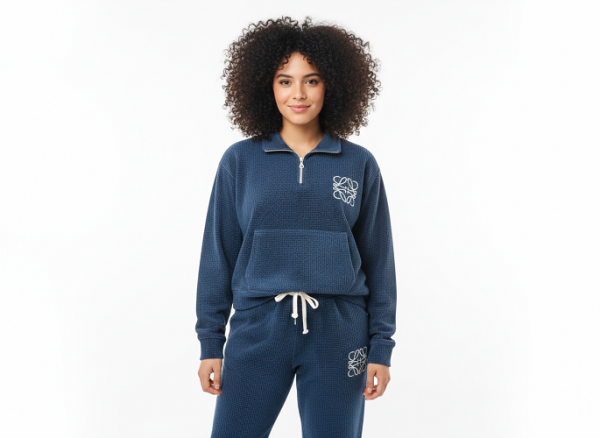 FM4U Women Tracksuit (Wool Blend Slate Blue upper and lower tracksuit)